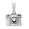 Sterling Silver Antiqued Camera Charm Pendant Jewelry 11mm x 13mm